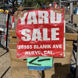  Big YARD SALE  On Friday/SATURDAY/ Sunday 