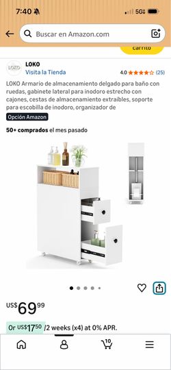 Bathroom storage