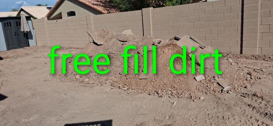 Free dirt near 93 Ave and lake pleasant