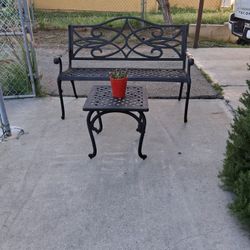 Outdoor Patio Beach And Small Table 