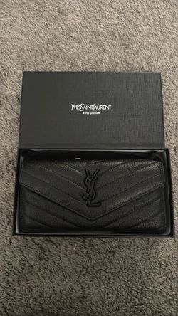 Ysl black wallet