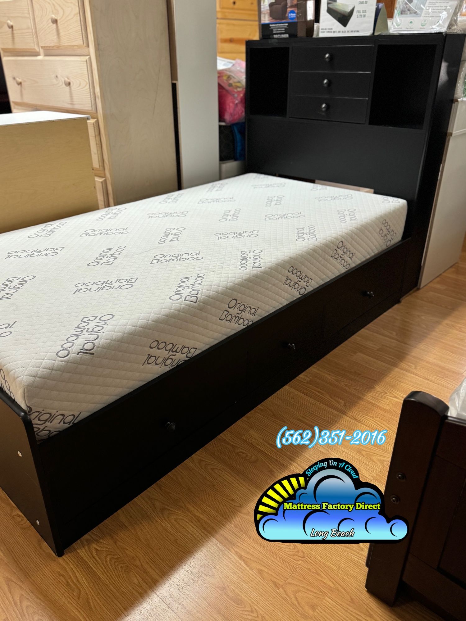 Twin Black Storage Bed Frame With Drawers,New Products : American Fashion Style Bags On Sale