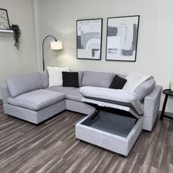 New In Box 5 Piece Modular Cloud Sectional Couch - Free Delivery