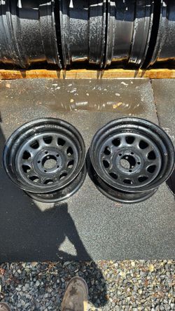 2 ProComp steel rims 15x8 5x4.5 bolt pattern Jeep