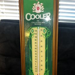Vintage Seagram’s Beer Cooler With The Thermometer 