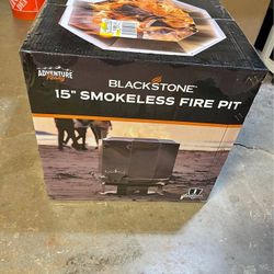 Blackstone Adventure Ready 15"" Stainless Steel Smokeless Fire Pit (Model 5913) with Removable Base