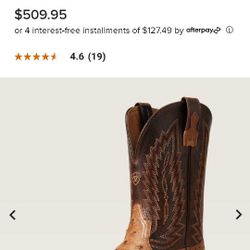 Botas ariat para clearance hombre
