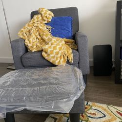 Wayfair Chair and Ottoman