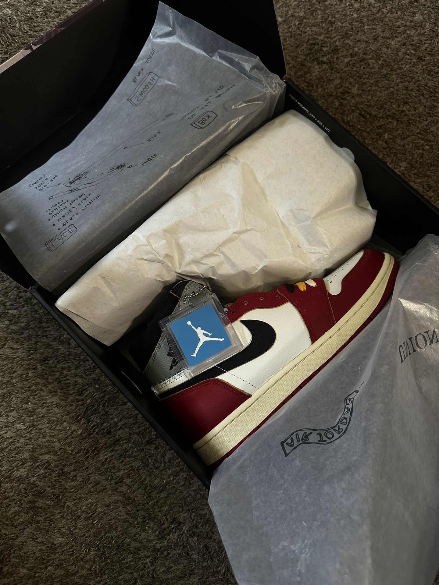 Jordan 1 Union Chicago Shadow