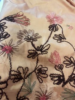 Silky Embroidered Fabric