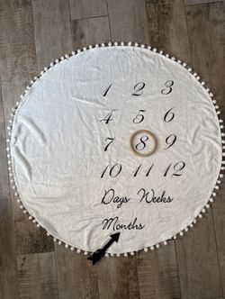 Baby Age Milestone Blanket 