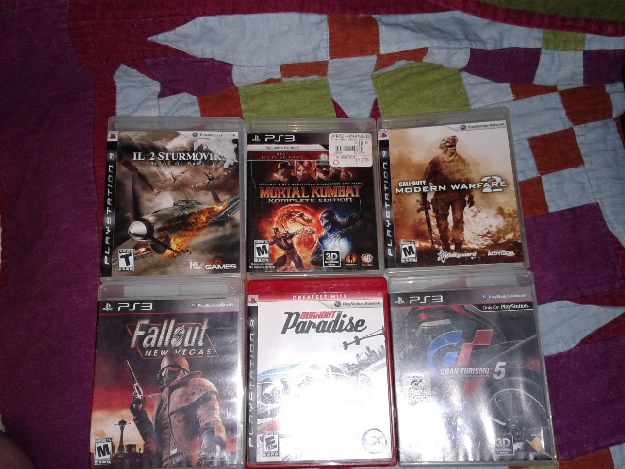 PS3 lot of 6 games