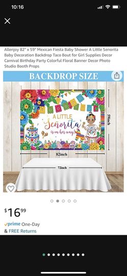 Mexican Baby Shower Decor 