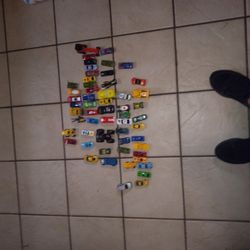 Toy Cars And Helicopters And Some Race Cars And Tractors 56 Total