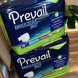 6 Packs UNOPENED Adult Diapers