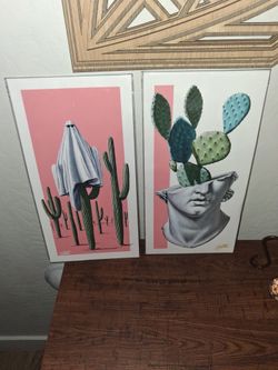 Two cactus pictures