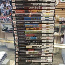 Ps2 Games See Photos For Pricing 