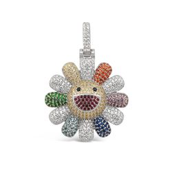 Flower Pendant (.925 Sterling Silver)