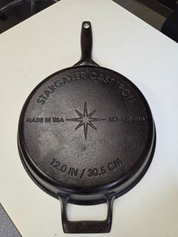 Stargazer 12" Cast Iron Skillet