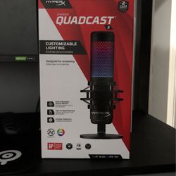Hyperx Quadcast S Microphone Mic(black) (NEW)