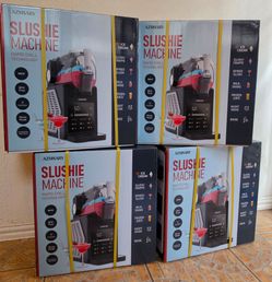 Slushie Machine, Ice Cream Maker, Rapid Chill & Temperature Control, Self- Cleaning, Perfect for Frozen Margaritas, Frappes