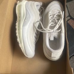 Nike Women’s Air Max 97 – Triple White – Size 8 