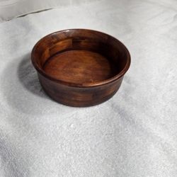 Small Wooden Bowl  - Natural Wood (Set Of 12)