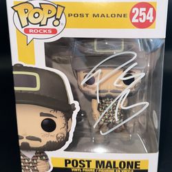 POST MALONE SIGNED FUNKO 254 PSA/DNA