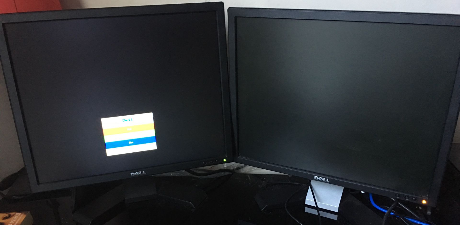 2 Flat Screen Dell Computer Monitors $80