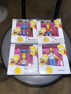 The Simsons Figures By Jakks Pacific Set Of 4