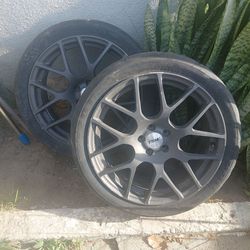 TSW RIMS SEMI SLICK TIRES