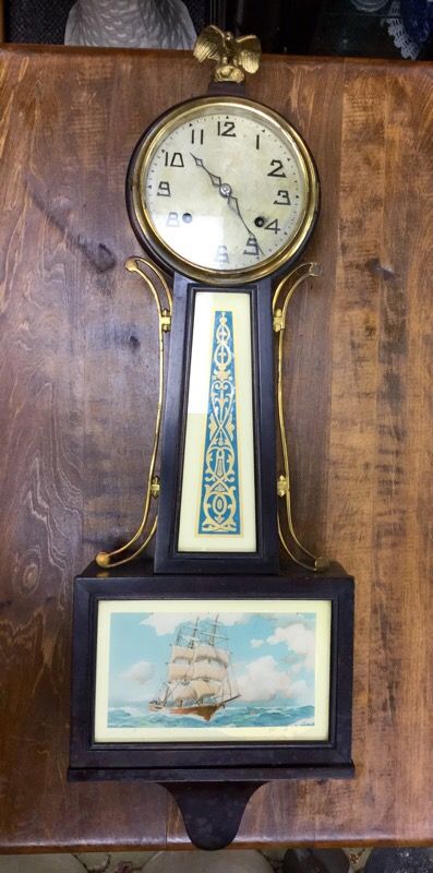 Antique Banjo Clock