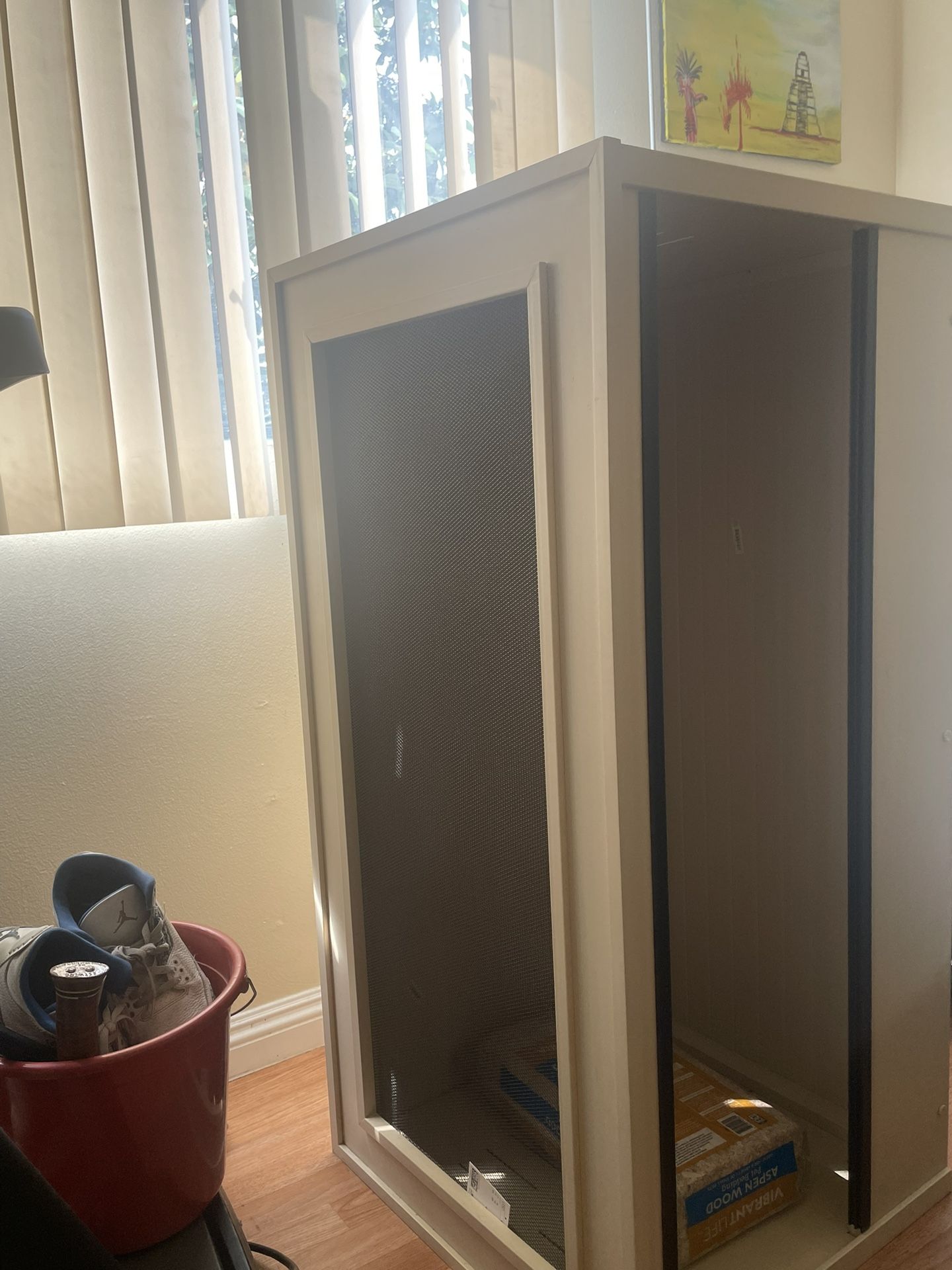 Reptile Enclosure, Glass Doors With Lock And Key