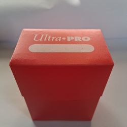  *Read Description* (Red) Ultra * Pro - Deck Box Starter (76 Card Count Included) 