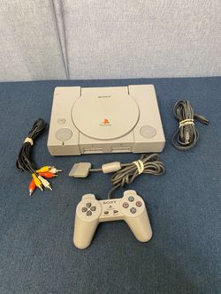 Sony PlayStation 1 PS1 Gray Console Gaming System SCPH-1001 W/ Controller