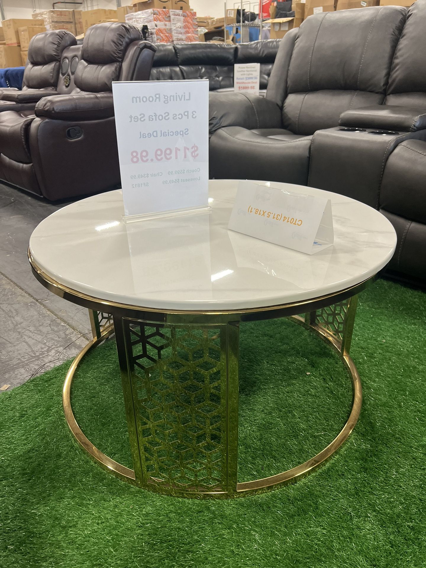 Marble Coffee Table / Mesa de centro de mármol