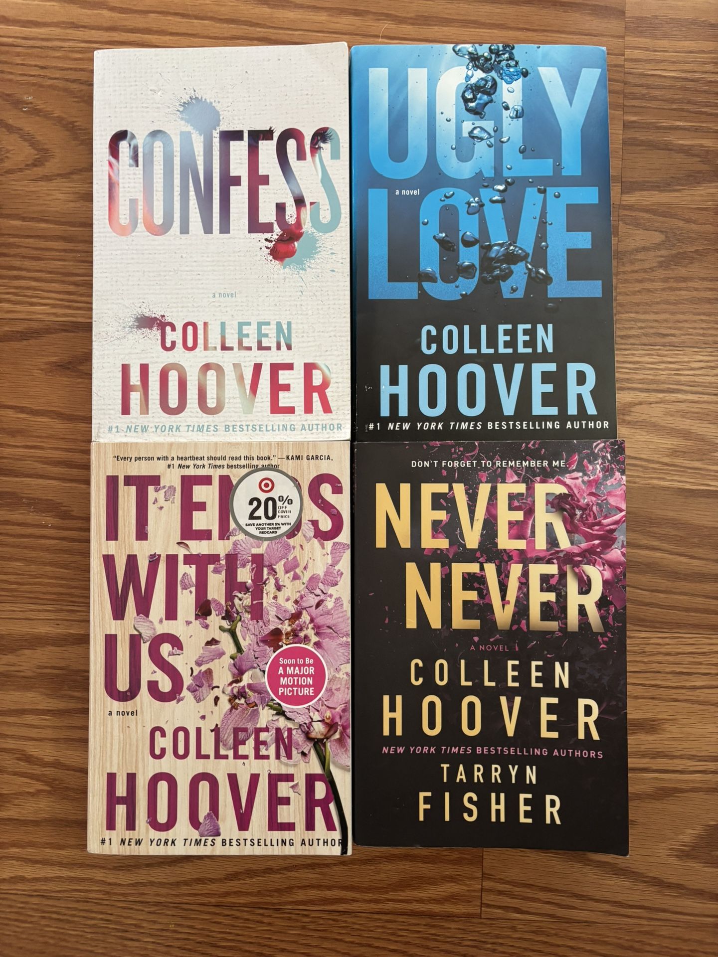 Only $10 for all 4! Colleen Hoover Book Lot!!! Cheap!!!!