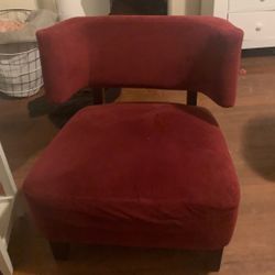 Red Designer Sofa Set Of 3