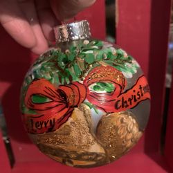 Hand Painted Christmas Ornament