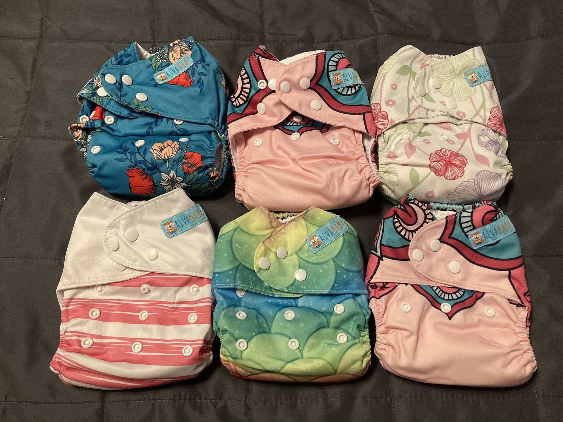 Cloth Diapers And Inserts Lot#6