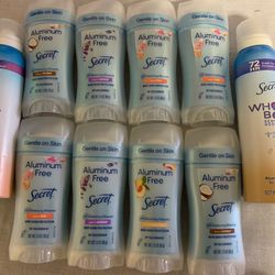 Secret Deodorants Aluminum Free Deodorant 