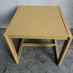 Piccalio Wooden Toddler Table (Ochre Yellow) - Great Condition