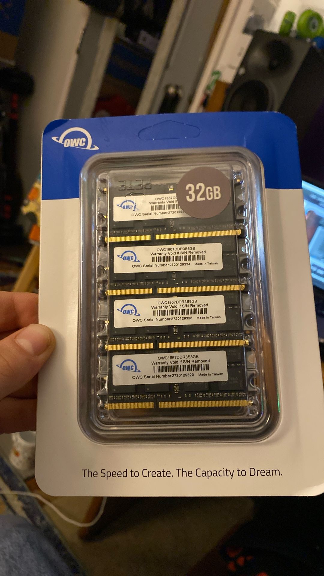OWC 32GB DDR3 ram kit