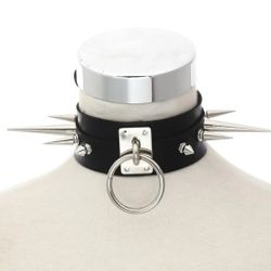 Goth Spiked Choker