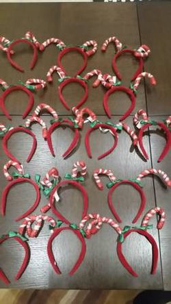 (16) New Candy Cane Headband Photo Props