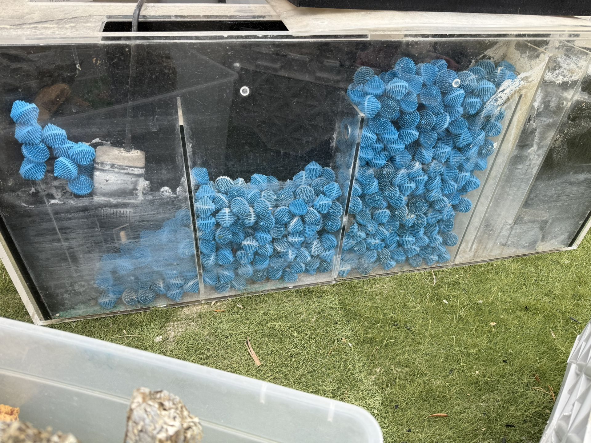 55 Gallon Fish Aquarium with Built In Filtration System