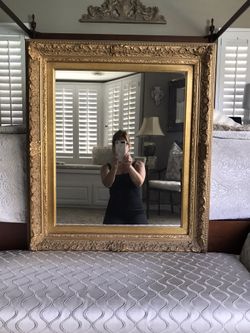 Beautiful gold mirror