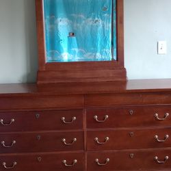 Dresser/Mirror/Secret Drawers