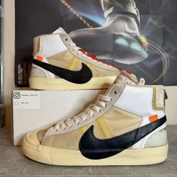 Off White Nike Blazer size 8 ‘The ten’