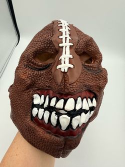 Football Monster Halloween Mask Scary Horror Costume Sports Fan Creepy Teeth